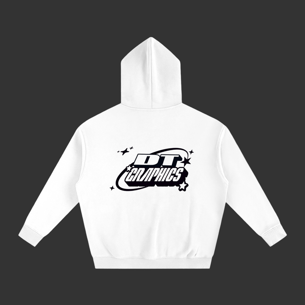 DT Graphics Star Oversize Fleeced Hoodie