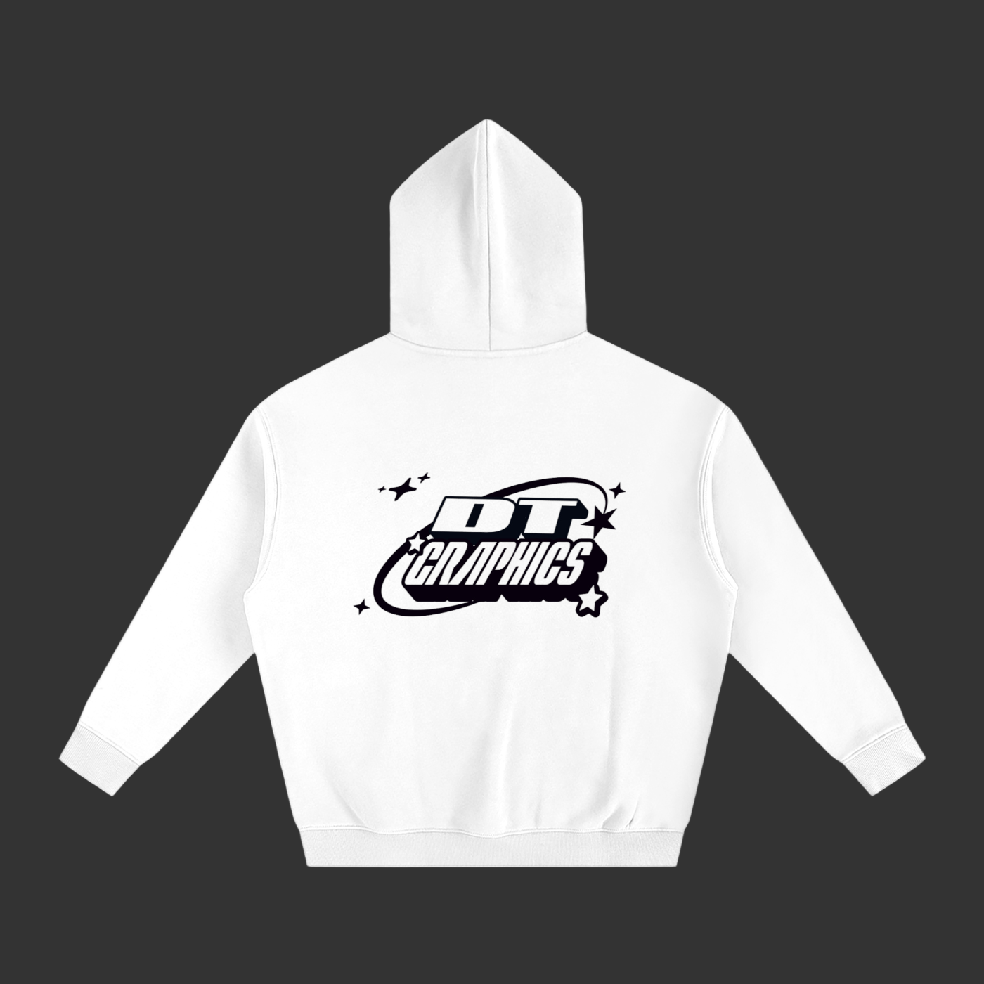 DT Graphics Star Oversize Fleeced Hoodie