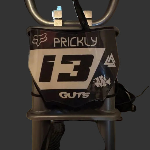 Front plate with decal